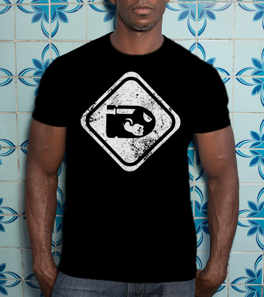 Bullet Bill Road Sign T-Shirt