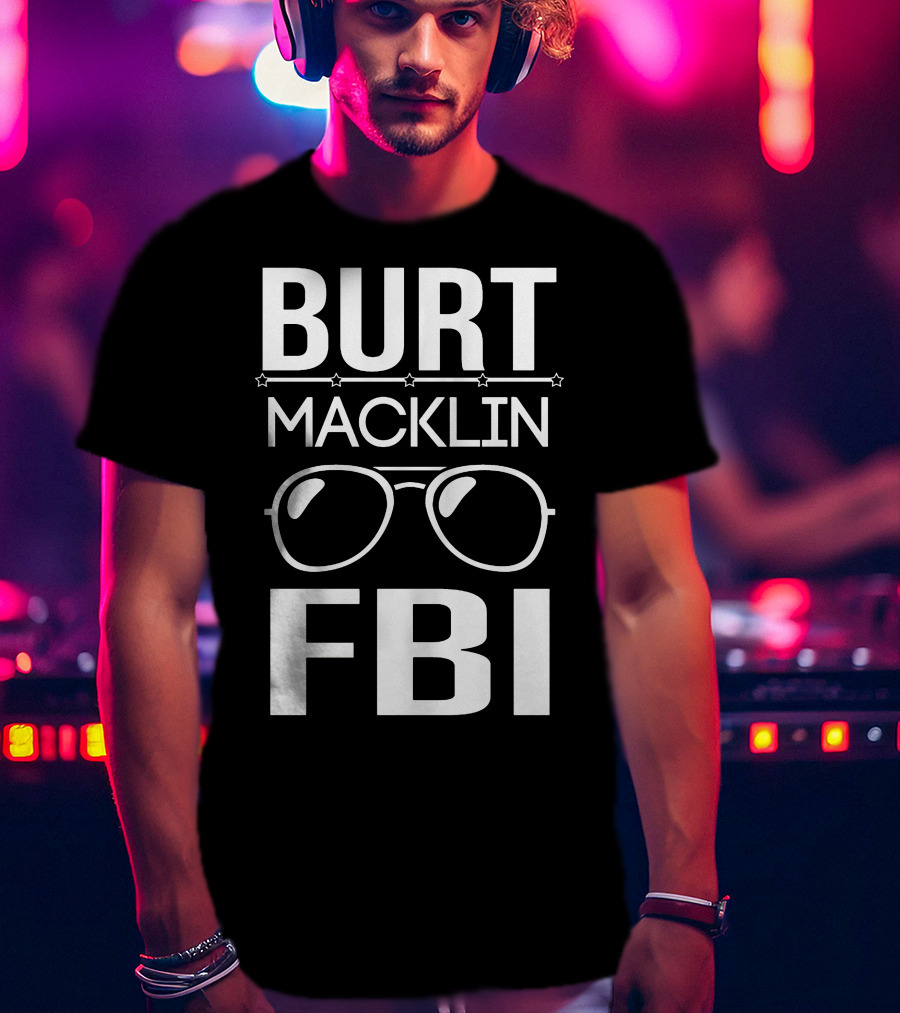 Burt Macklin FBI Sunglasses Stars T-Shirt