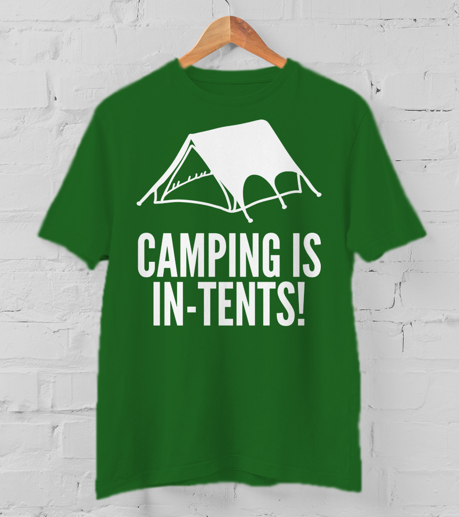 Camping Is In-Tents Camping Tent Image T-Shirt