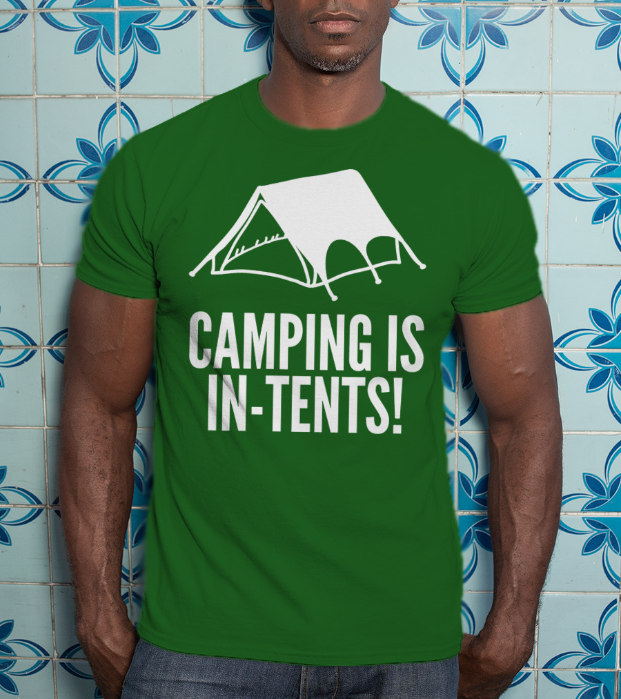 Camping Is In-Tents Camping Tent Image T-Shirt