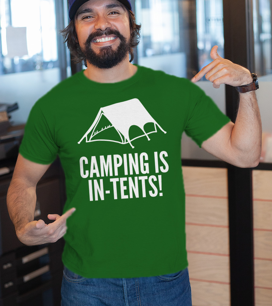 Camping Is In-Tents Camping Tent Image T-Shirt
