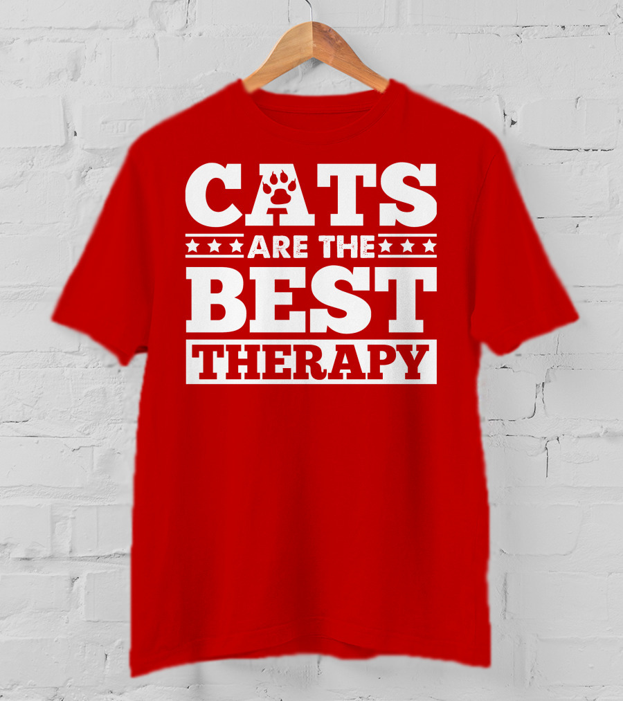 Cats Are The Best Therapy T-Shirt