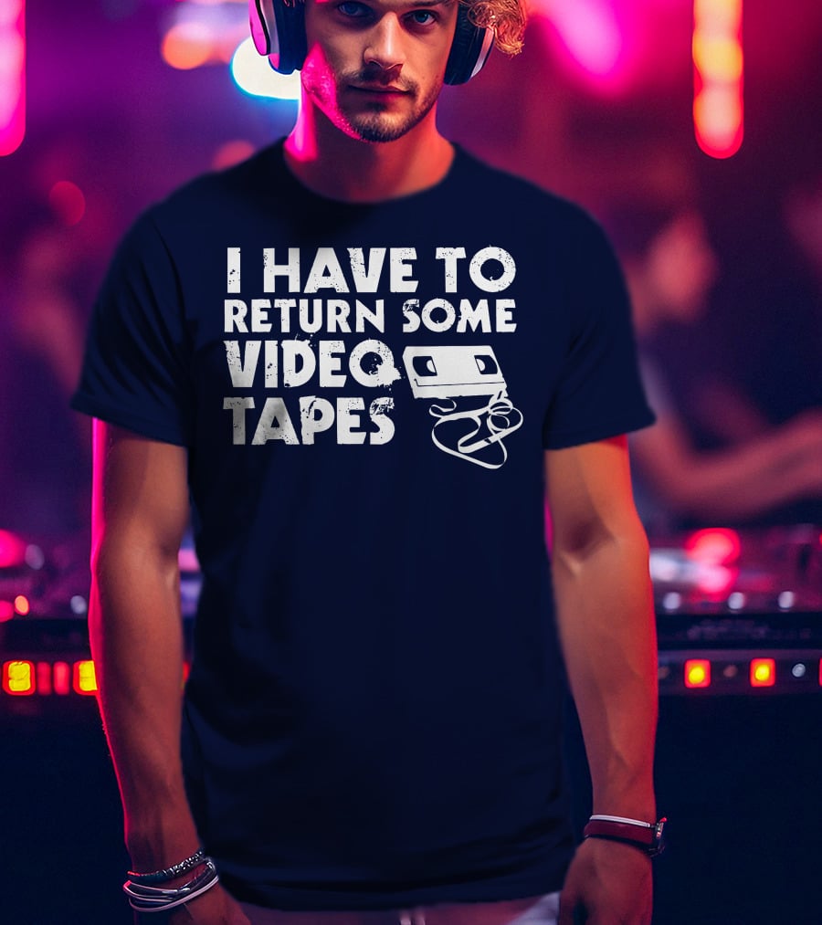 I Have To Return Some Video Tapes American Psycho T-Shirt
