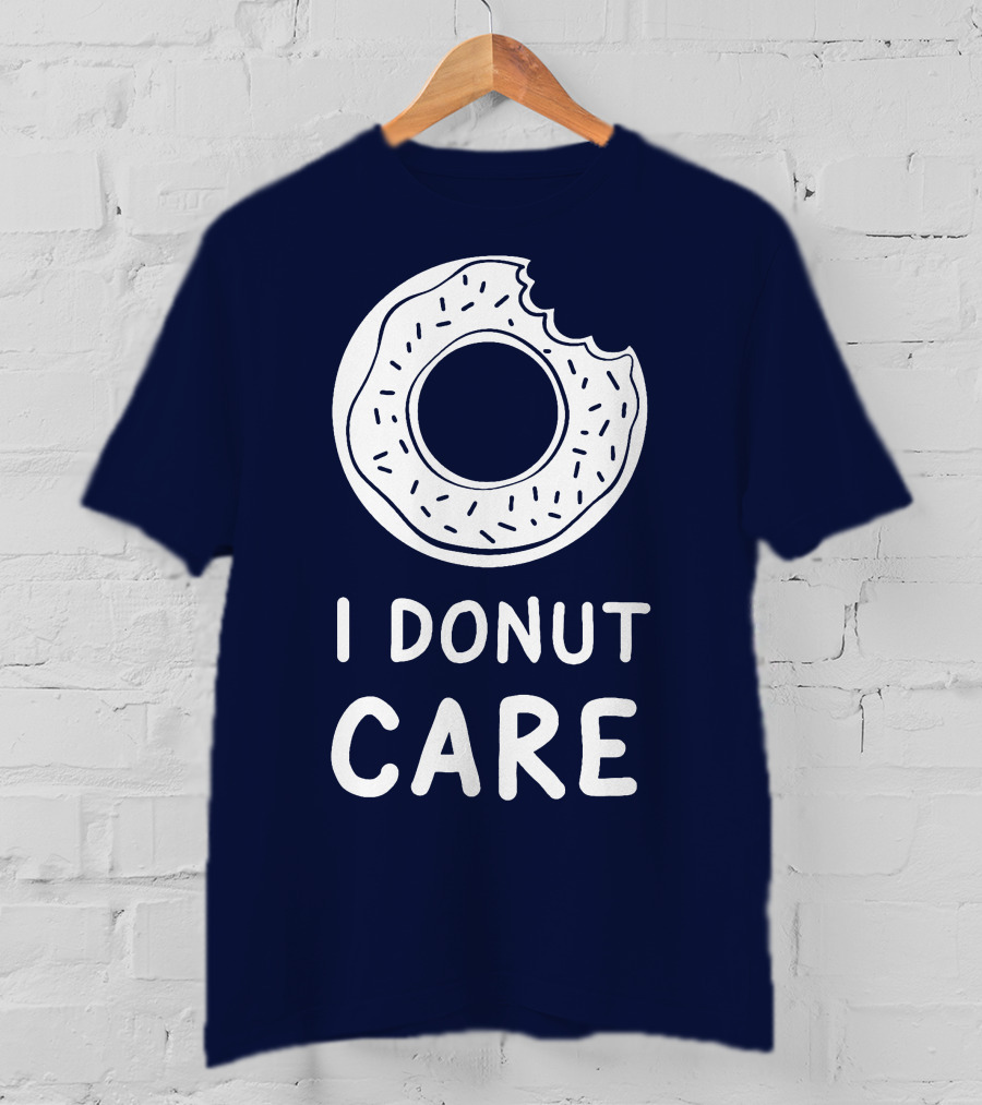 I Donut Care Donut With A Bite T-Shirt