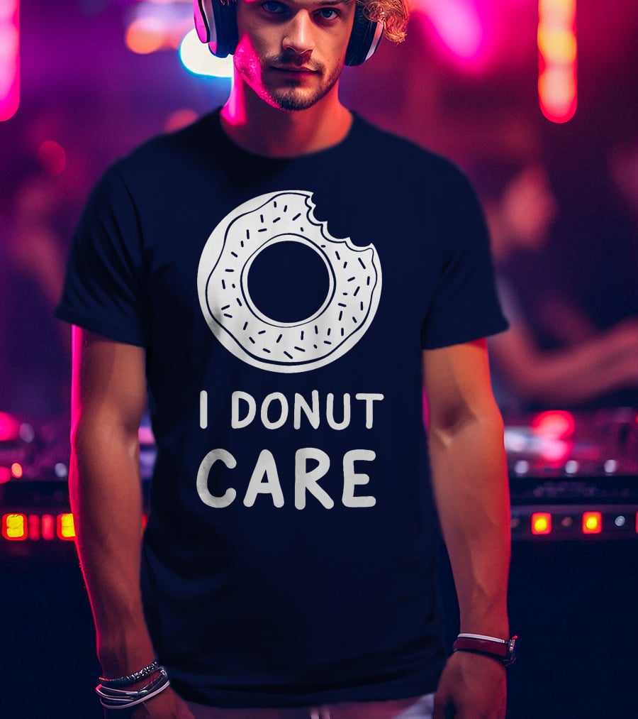 I Donut Care Donut With A Bite T-Shirt