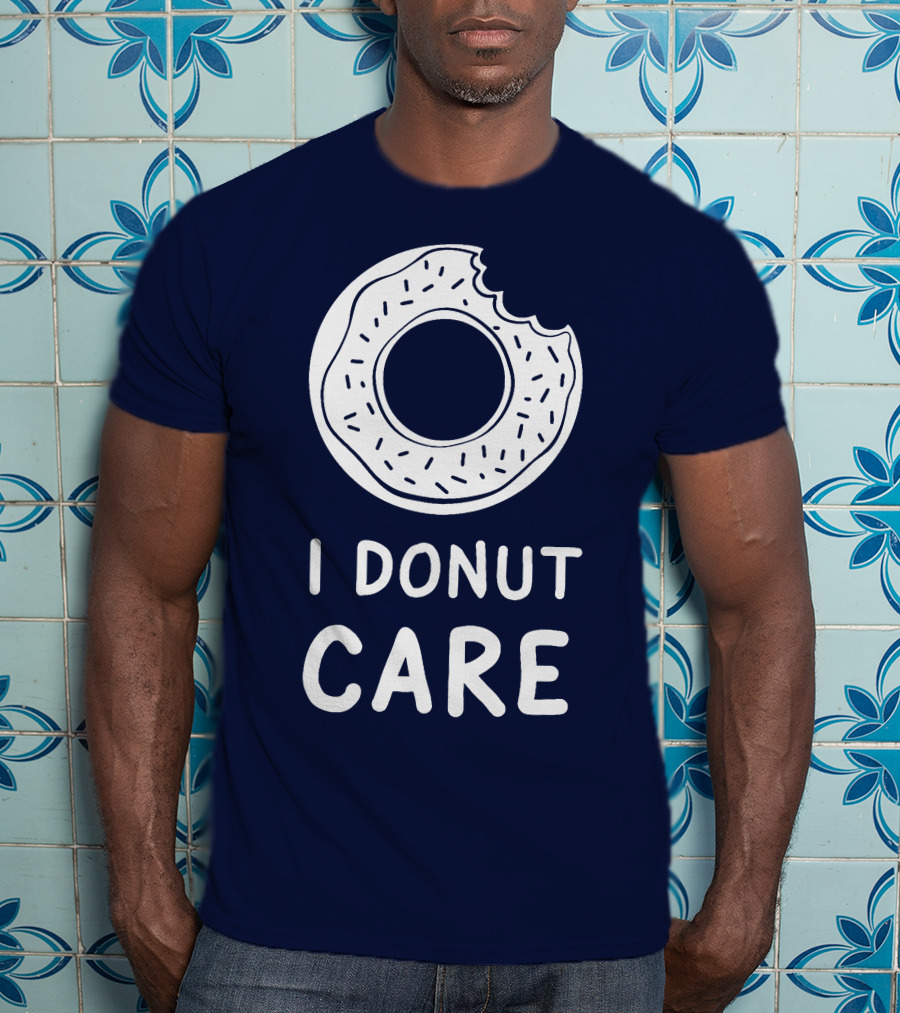 I Donut Care Donut With A Bite T-Shirt