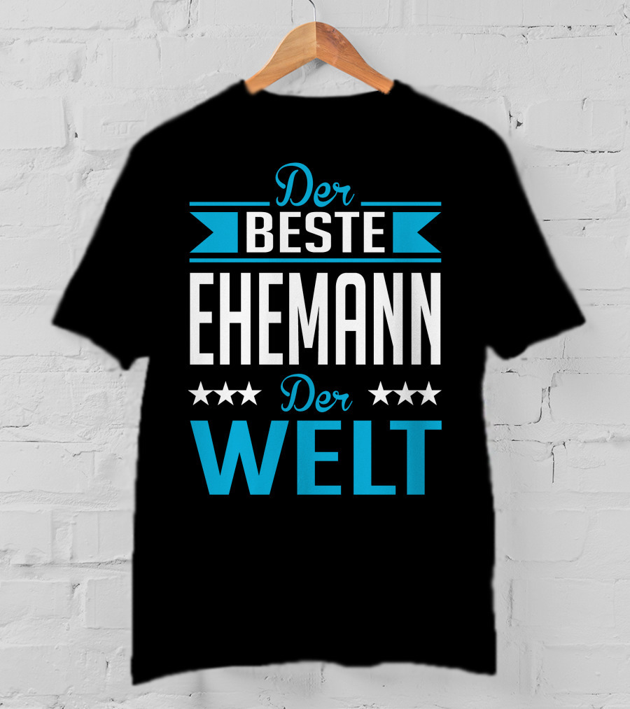 Der Beste Ehemann Der Welt Sterne Banner T-Shirt