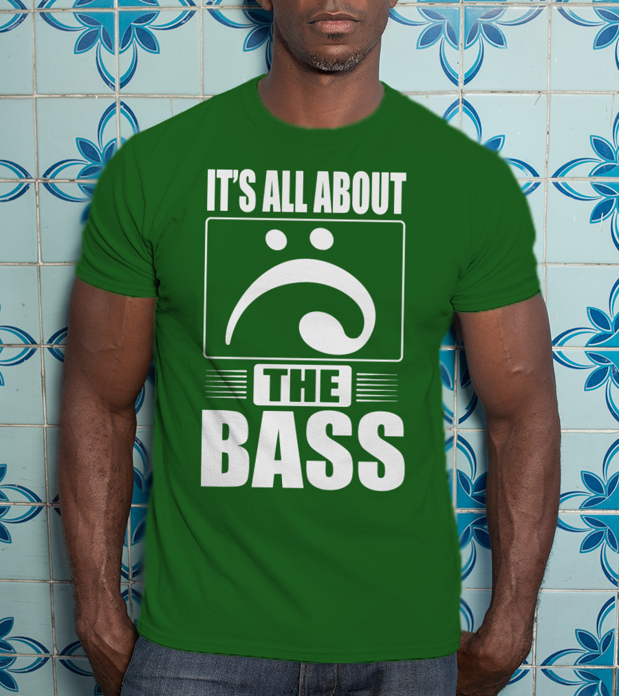 It's All About The Bass Clef Symbol Music Note T-Shirt