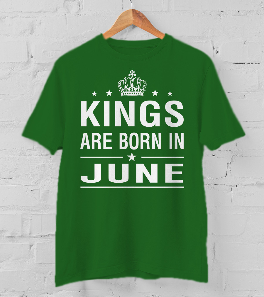 June Kings Birthday Crown Stars T-Shirt