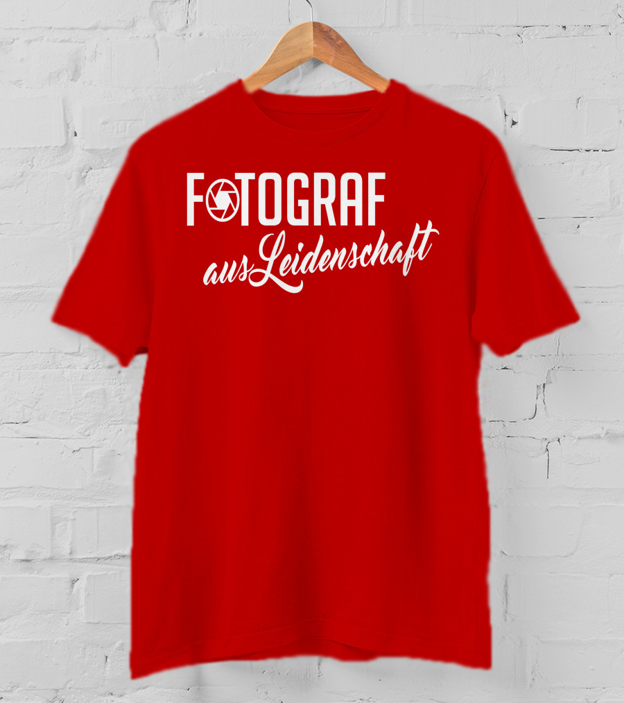 Fotograf Aus Leidenschaft Camera Lens Icon T-Shirt