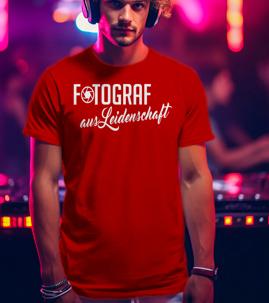 Fotograf Aus Leidenschaft Camera Lens Icon T-Shirt