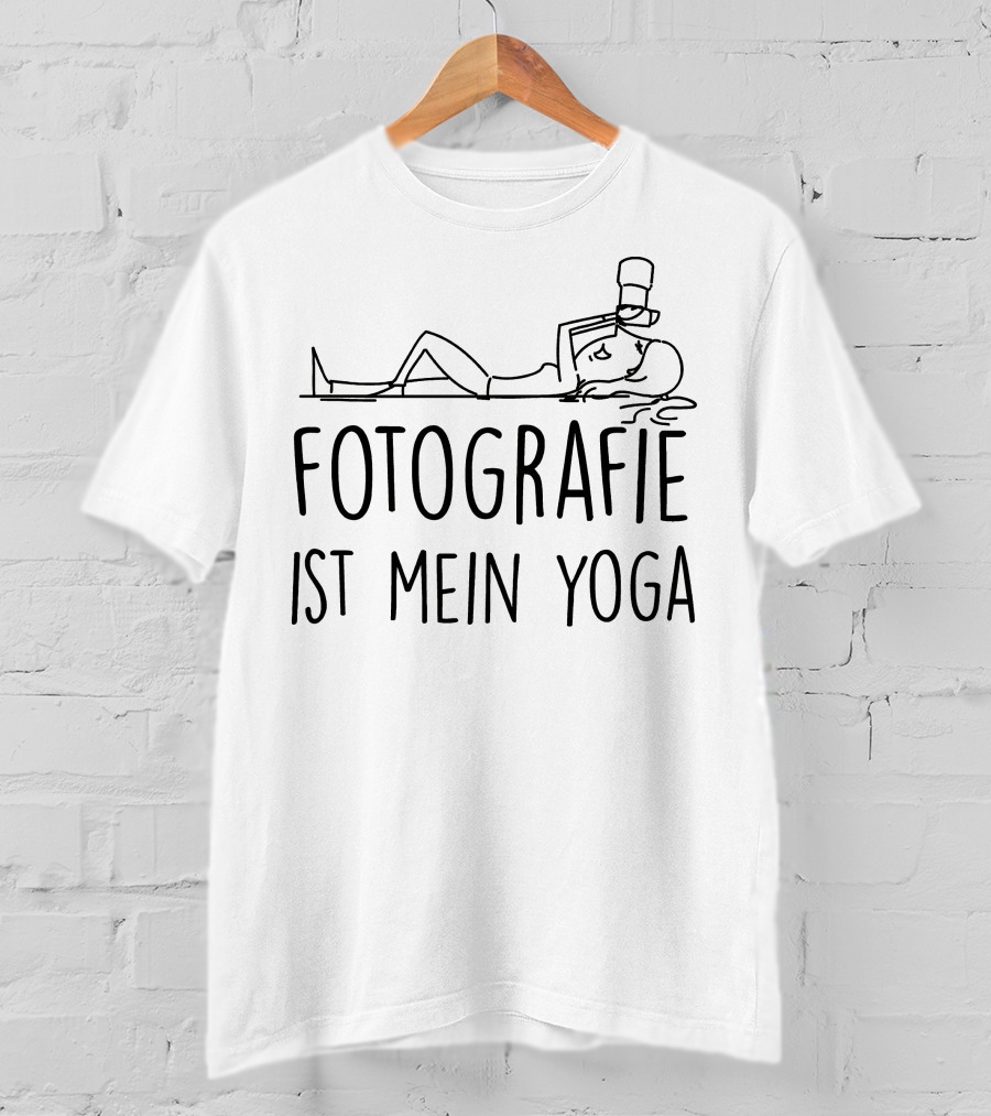 Fotografie Ist Mein Yoga Photography Relaxation Camera Pose T-Shirt