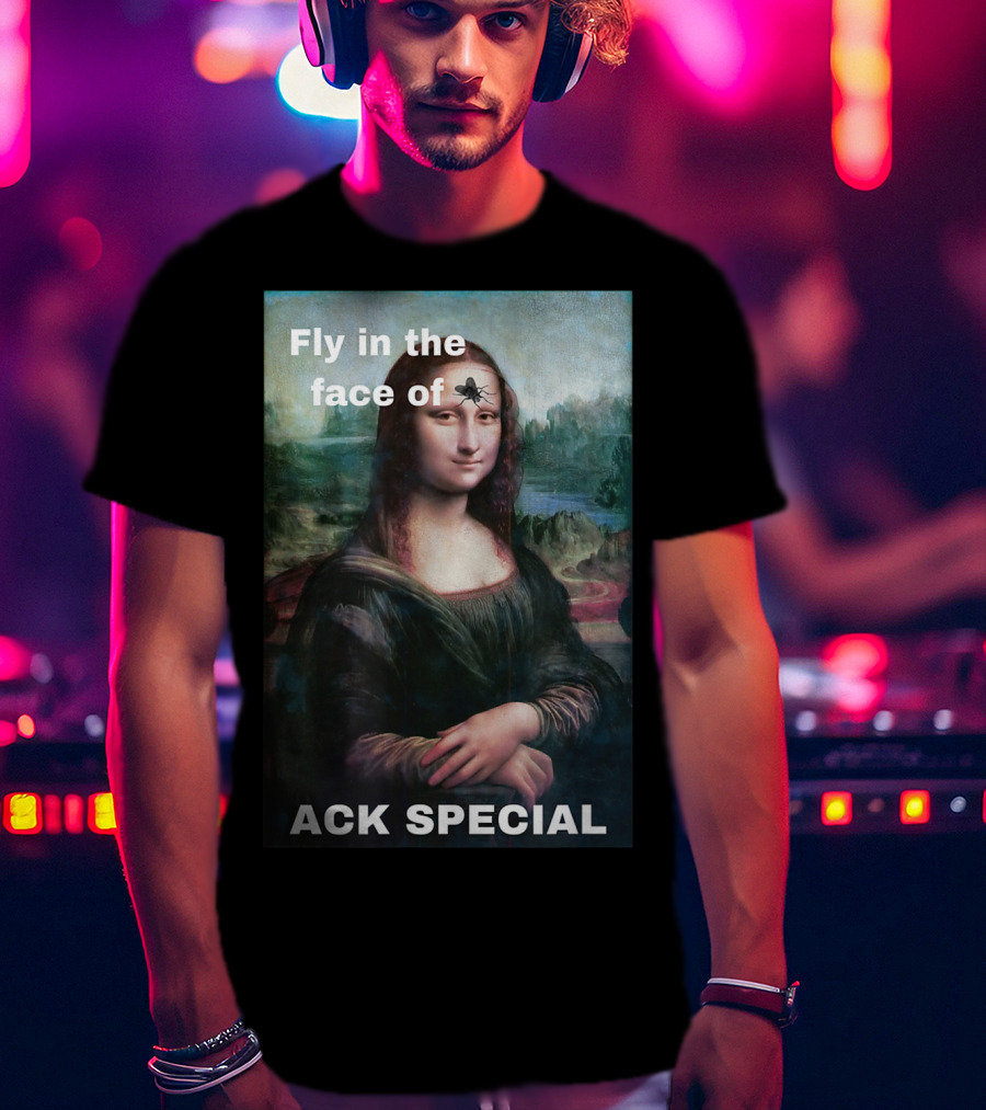 Ack Special Fly In The Face Of Adversity Mona Lisa T-Shirt