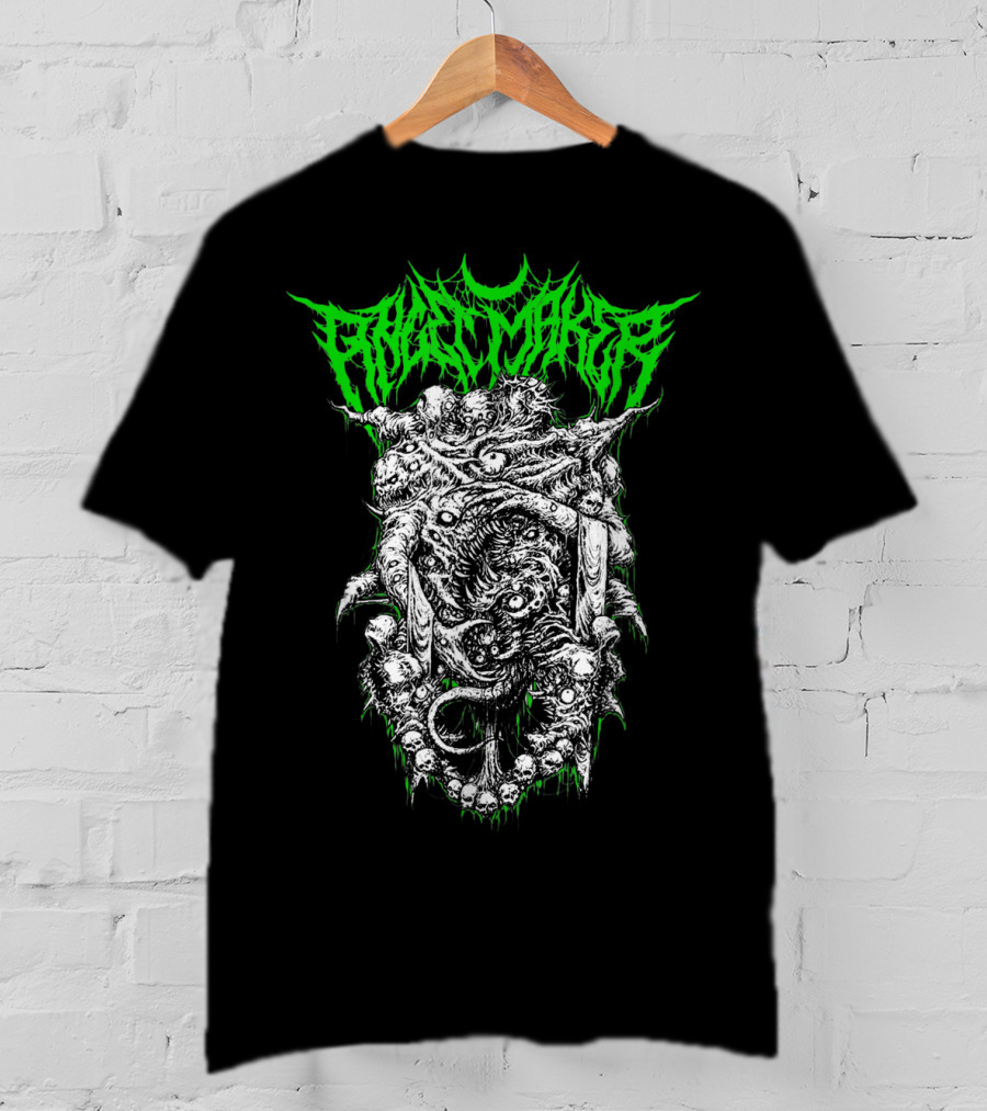 Angelmaker Death Metal Horror Skull T-Shirt