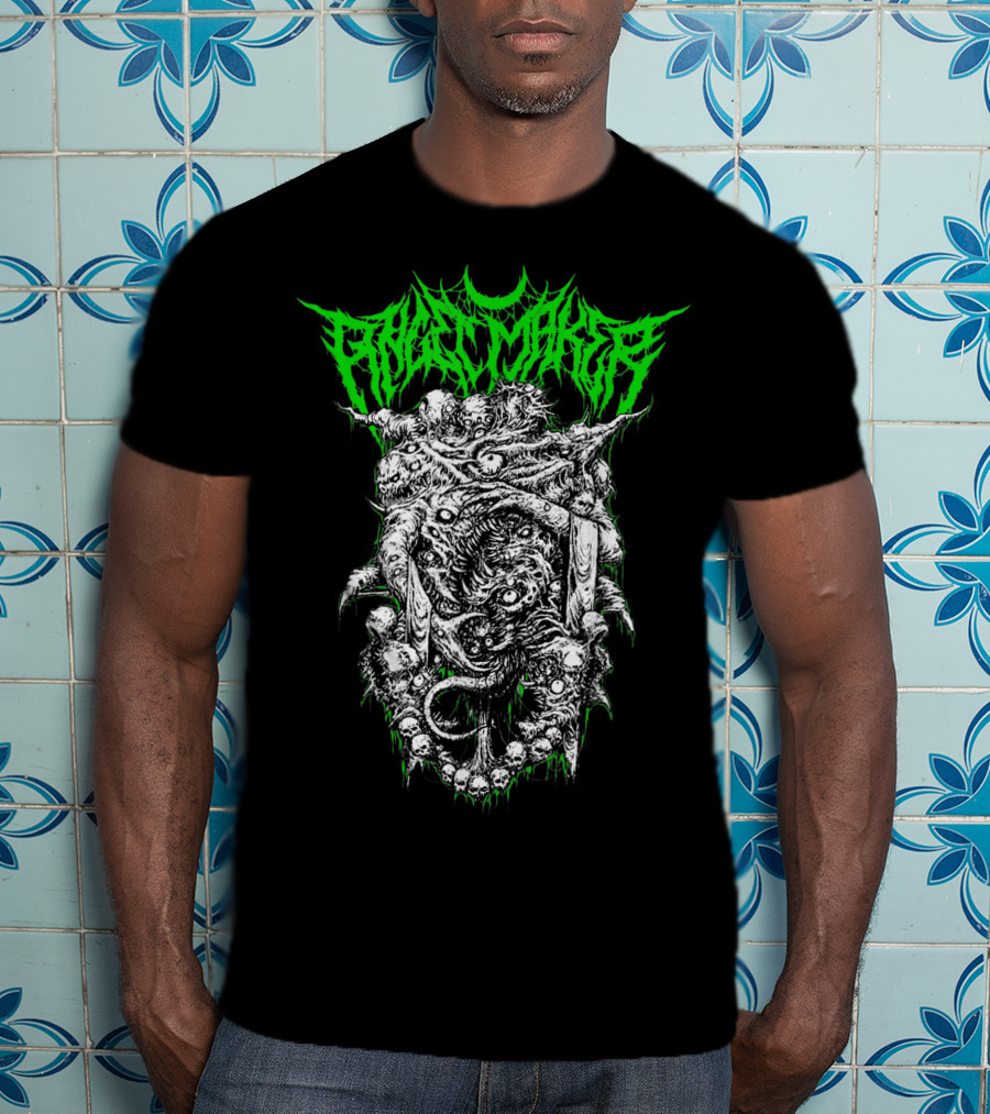Angelmaker Death Metal Horror Skull T-Shirt