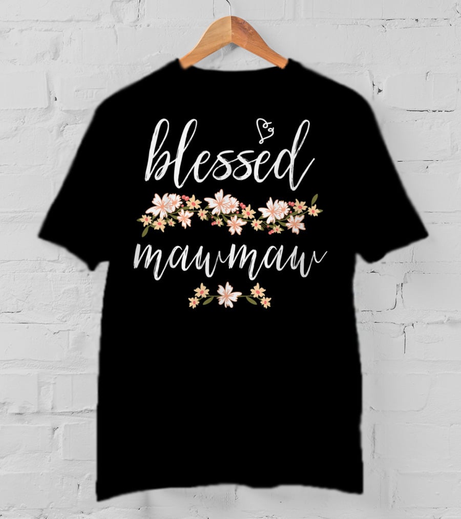 Blessed Mawmaw Floral T-Shirt