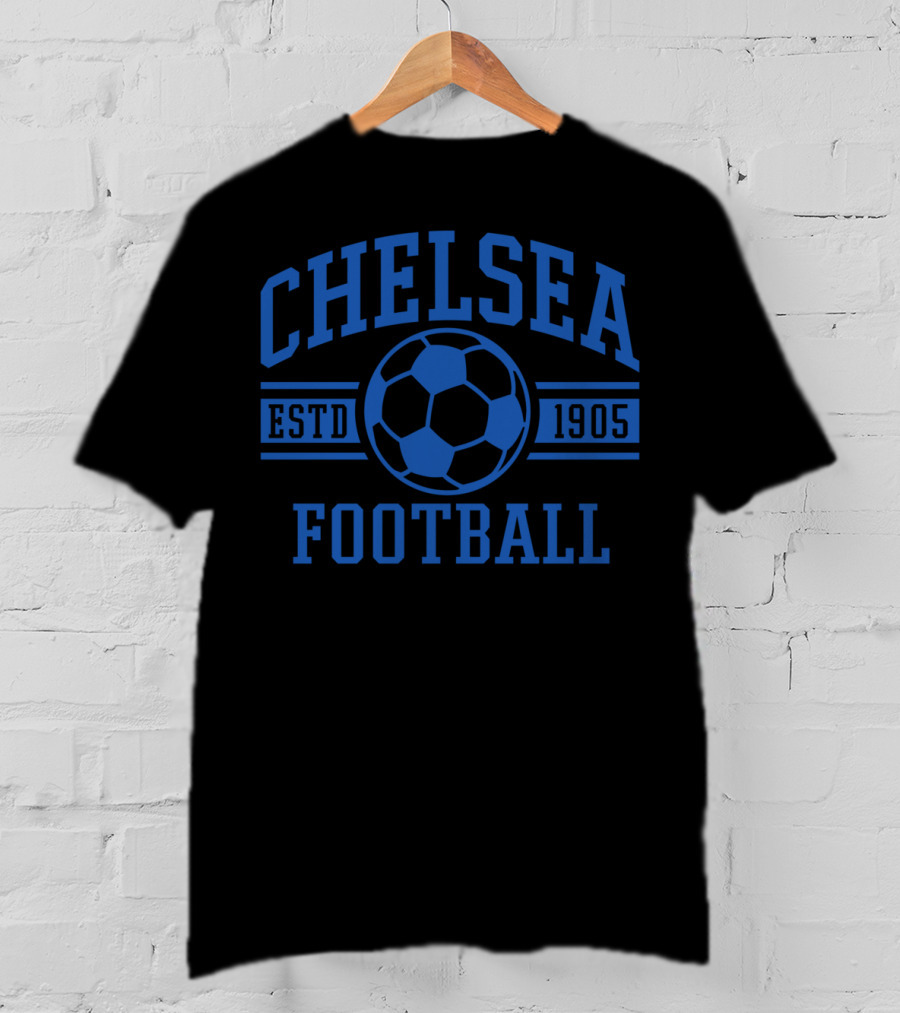 Chelsea Football Estd 1905 Blue Soccer T-Shirt
