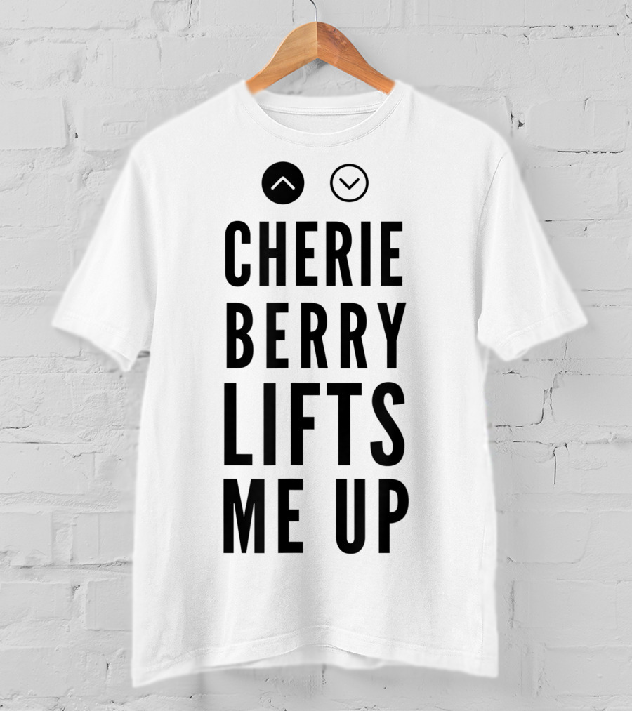 Cherie Berry Lifts Me Up Arrow Buttons T-Shirt