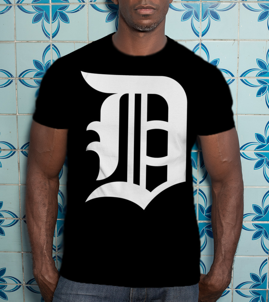 Detroit Baseball D Vintage Michigan Bengal T-Shirt