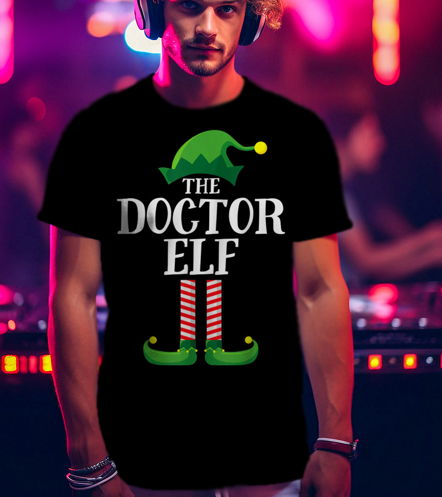The Doctor Elf Christmas Family Group Matching T-Shirt