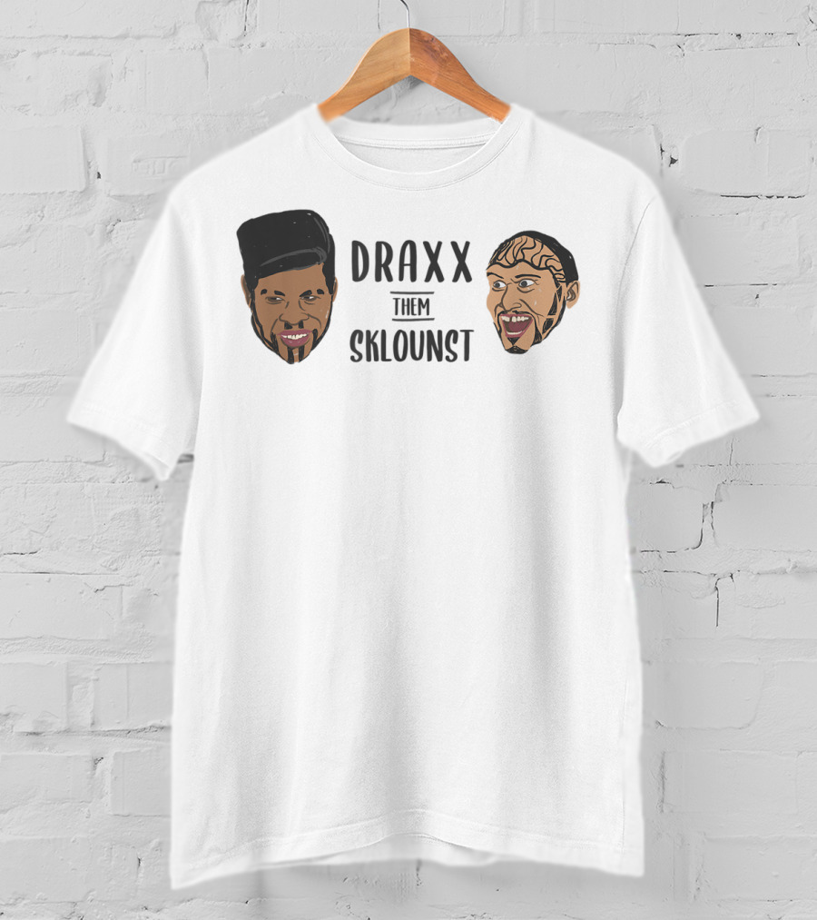 Draxx Them Sklounst Illustrated Faces T-Shirt