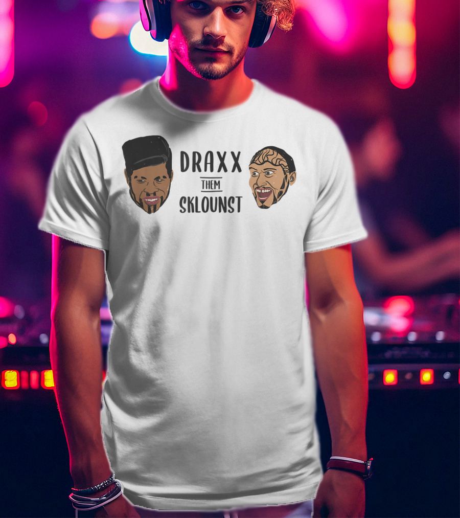 Draxx Them Sklounst Illustrated Faces T-Shirt