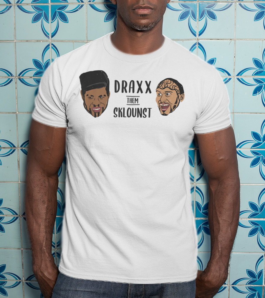 Draxx Them Sklounst Illustrated Faces T-Shirt
