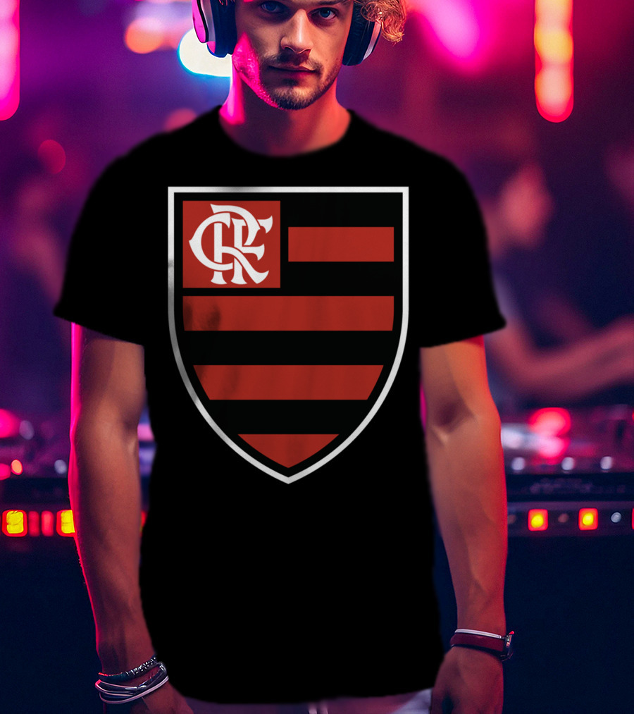 CR Flamengo Football Club Logo Emblem T-Shirt