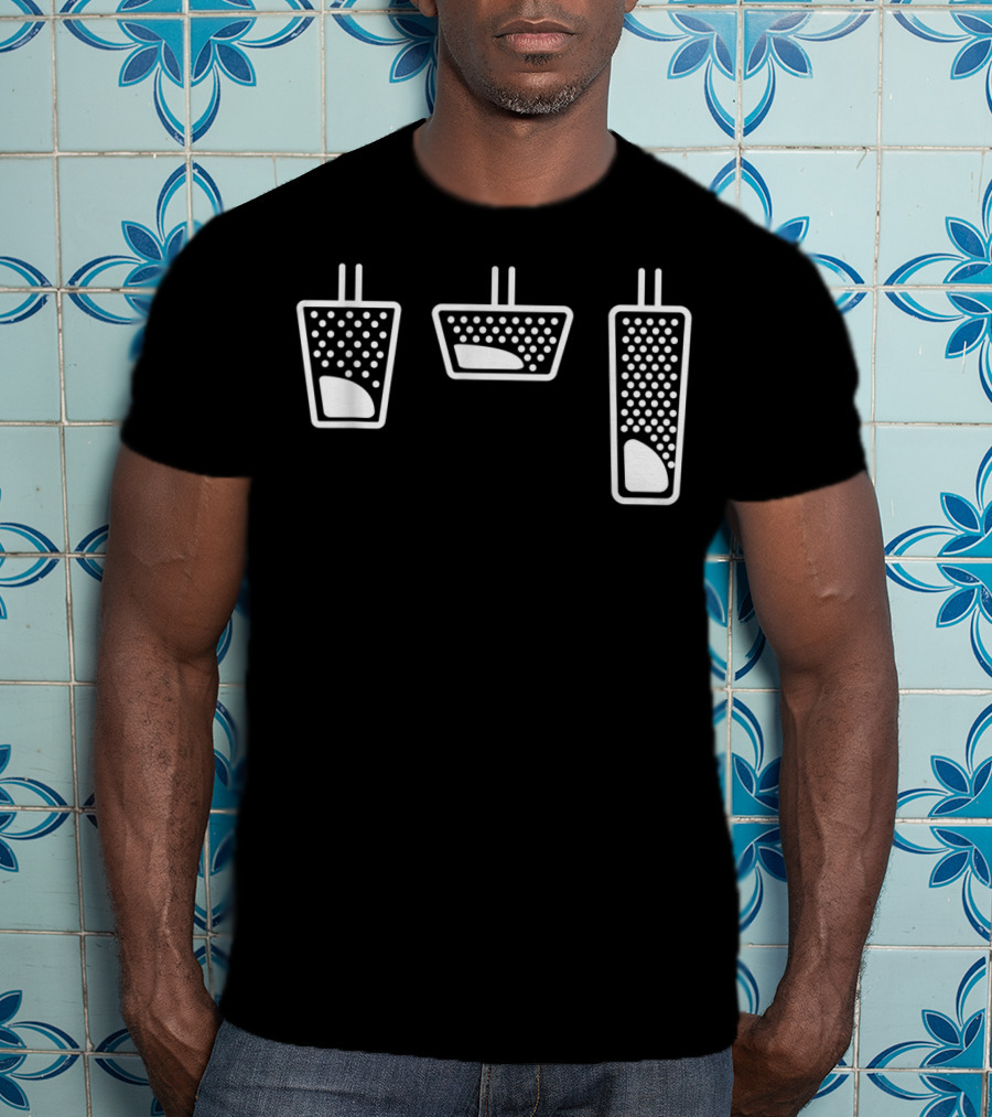 Gas Brake Clutch Pedal JDM Race Car Drifting Icons T-Shirt