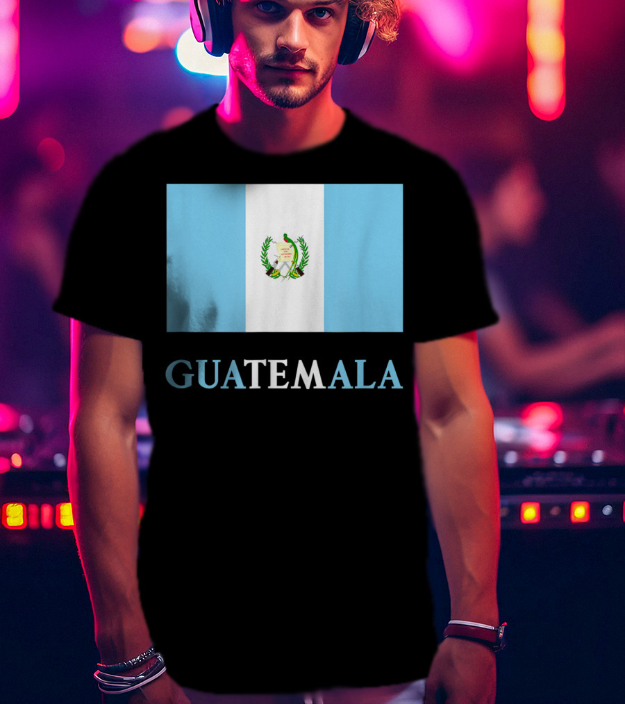 Guatemala Flag Bandera Guatemalteca Guatemala T-Shirt