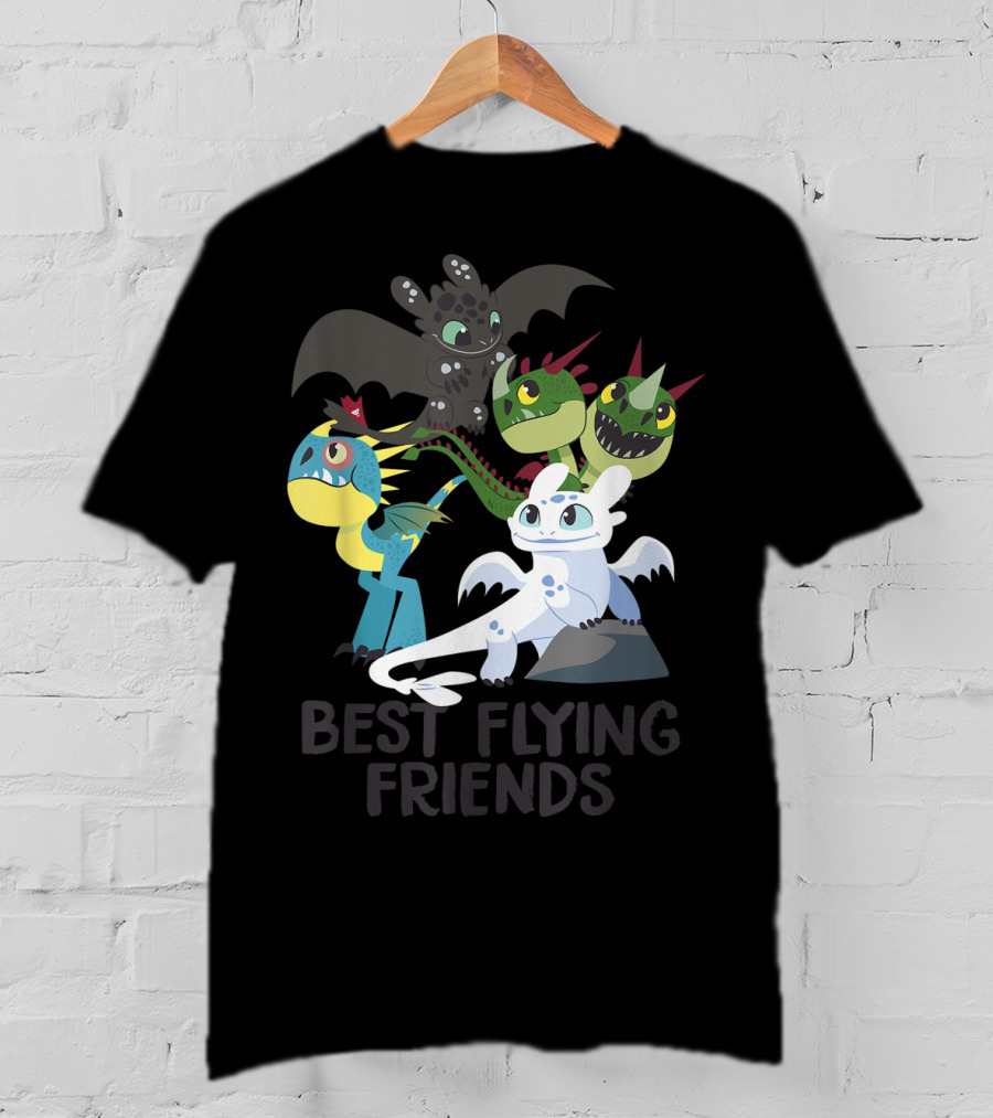 Best Flying Friends How To Train Your Dragon 3 Hidden World T-Shirt