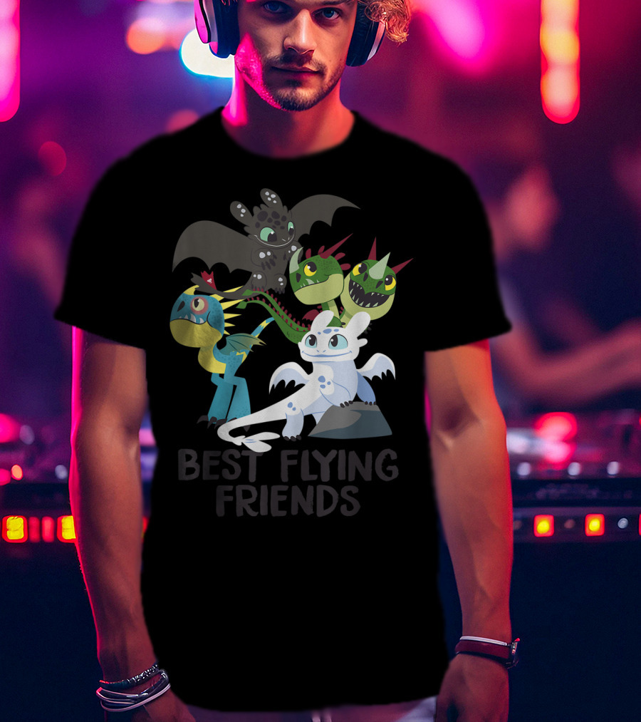 Best Flying Friends How To Train Your Dragon 3 Hidden World T-Shirt