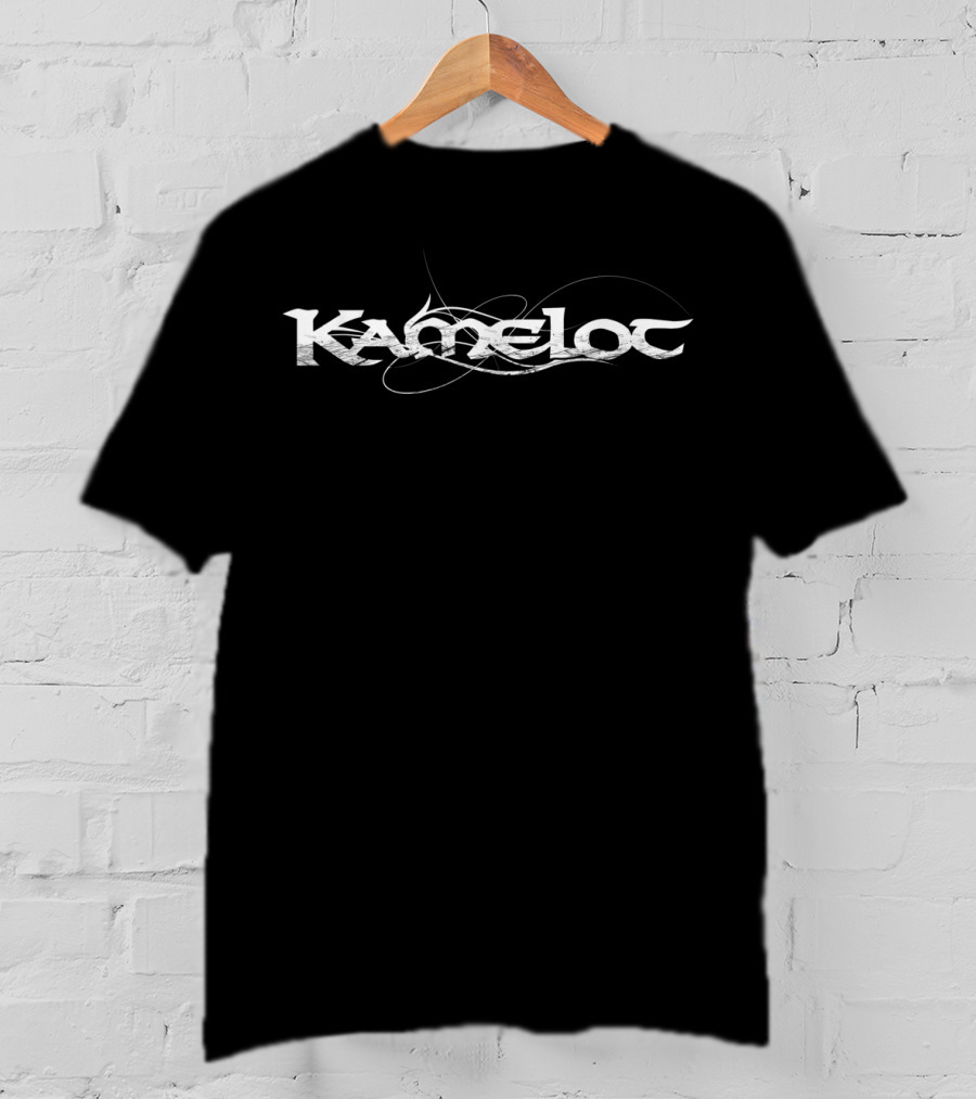 Kamelot Logo With Elegant Swirling Elements T-Shirt