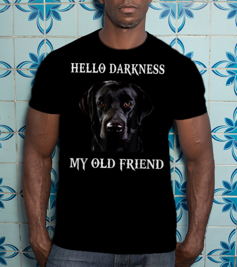 Hello Darkness My Old Friend Labrador T-Shirt