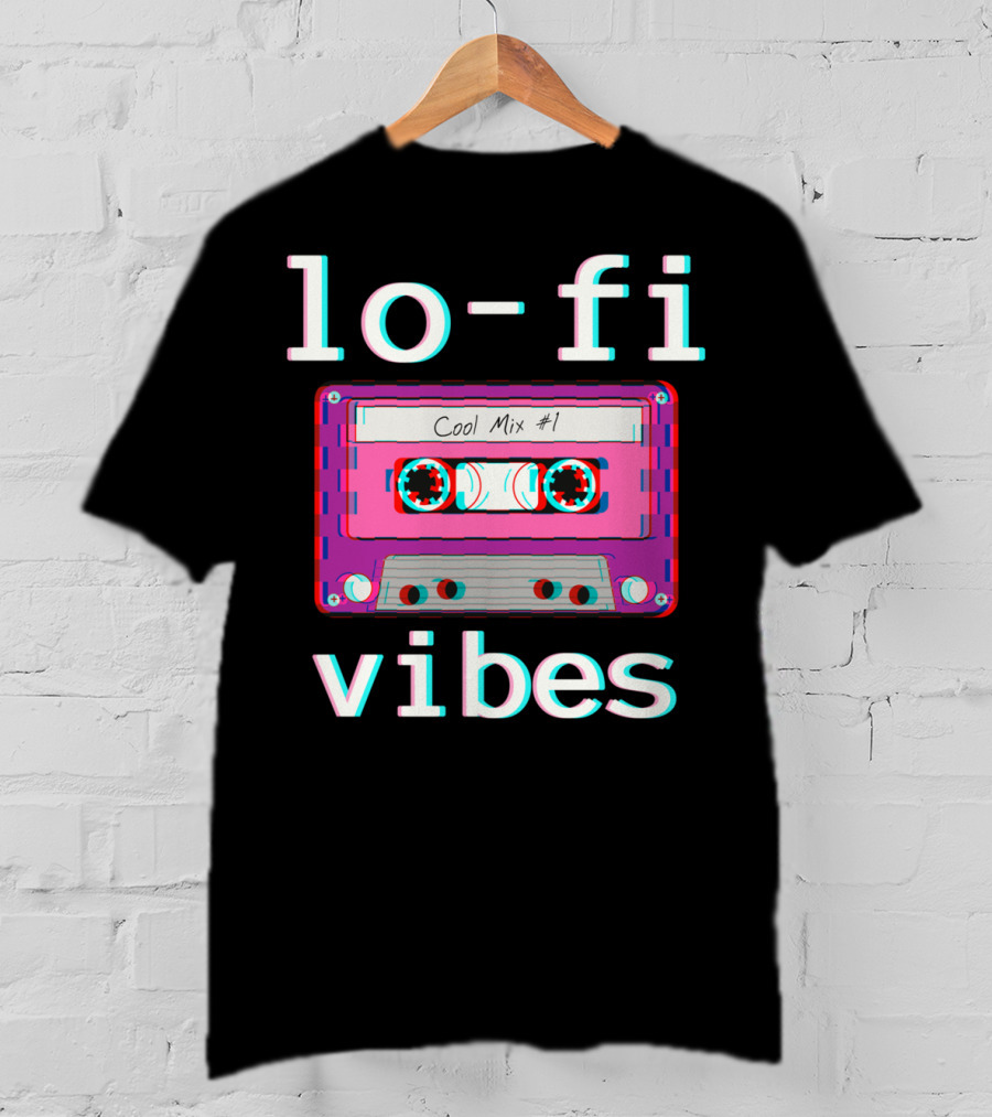 Lo-Fi Vibes Cool Mix #1 Tape Aesthetic T-Shirt