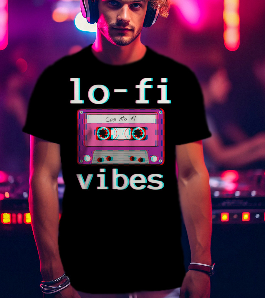 Lo-Fi Vibes Cool Mix #1 Tape Aesthetic T-Shirt