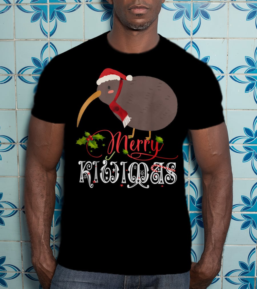 Merry Kiwi Christmas Family Matching T-Shirt