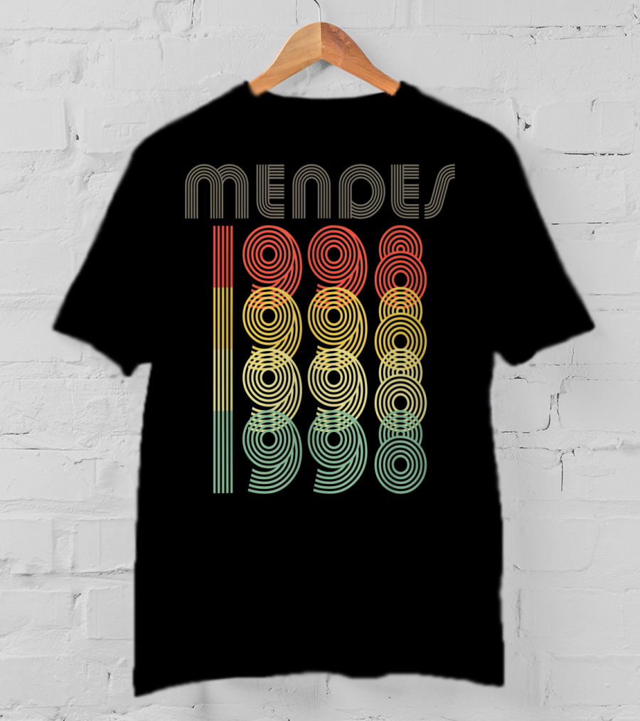 Mendes 1998 Shawn Retro Multicolor Circles T-Shirt