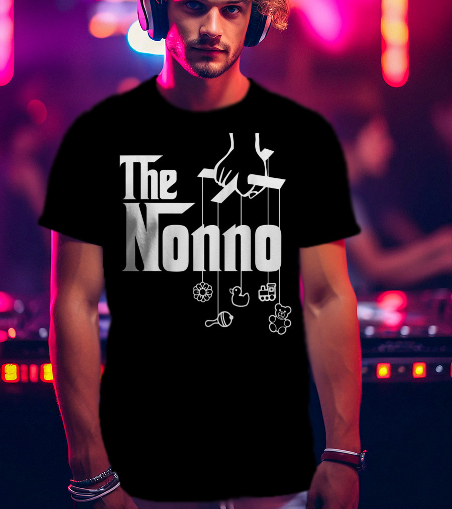 The Nonno Italian Grandpa Puppet Toys Baby Shower T-Shirt