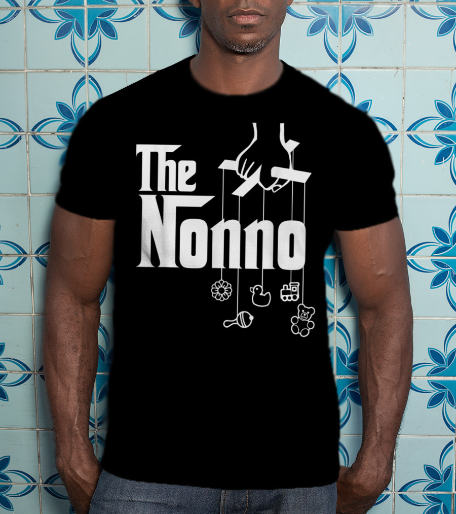 The Nonno Italian Grandpa Puppet Toys Baby Shower T-Shirt