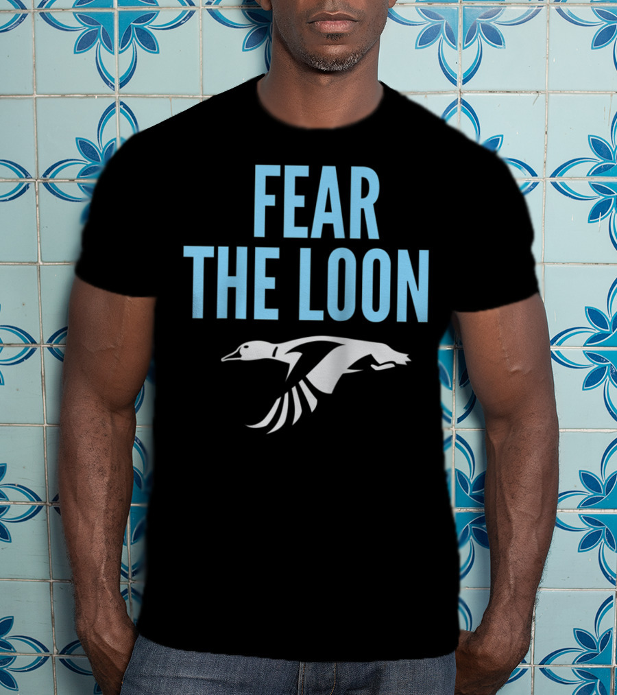 Minnesota Soccer Fear The Loon FC Bird Emblem T-Shirt