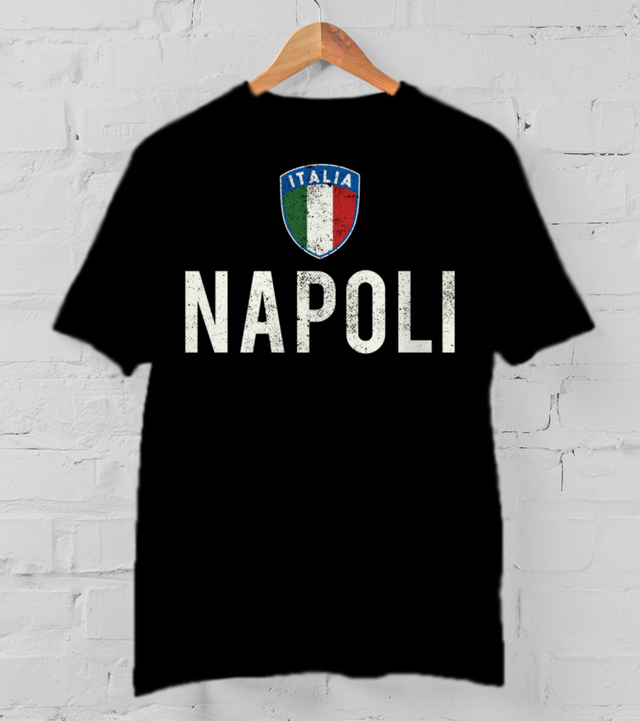 Napoli Italia Italian Flag Emblem Love Naples T-Shirt
