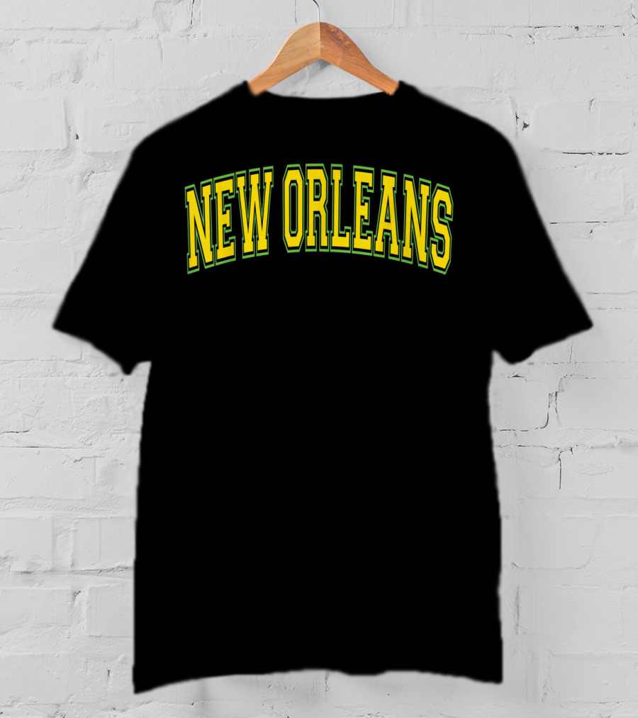 New Orleans Varsity Arch Mardi Gras Colors T-Shirt