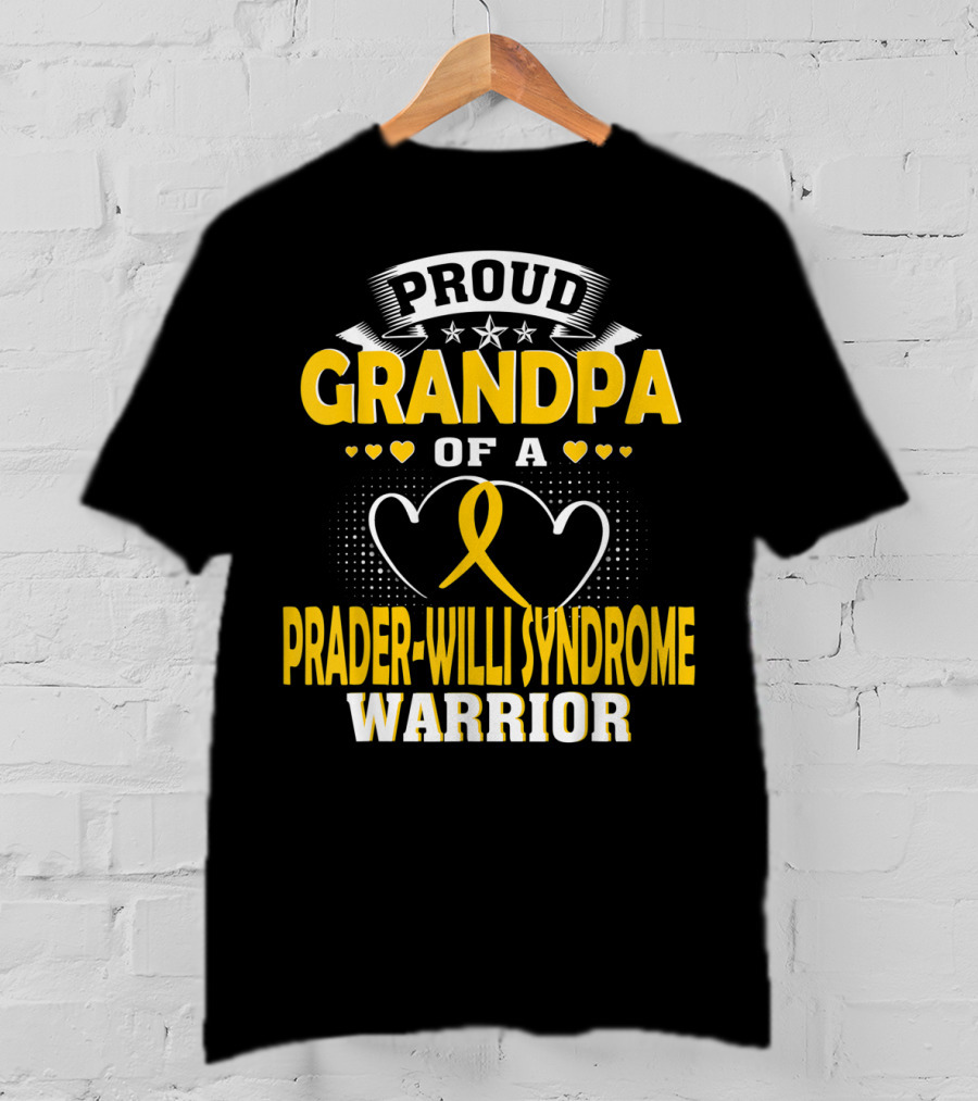 Proud Grandpa Of A Prader-Willi Syndrome Warrior T-Shirt