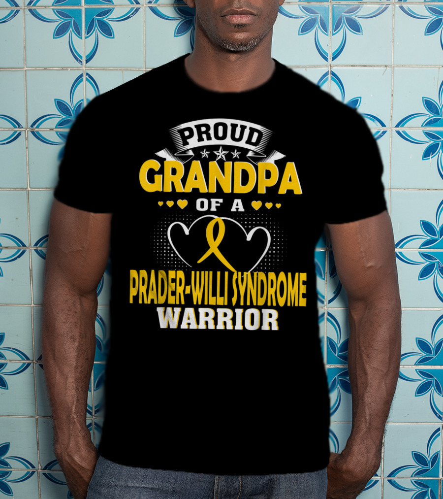 Proud Grandpa Of A Prader-Willi Syndrome Warrior T-Shirt