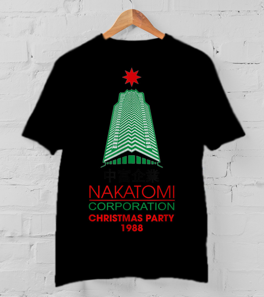 Nakatomi Corporation Christmas Party 1988 Retro Nakatomiplaza T-Shirt