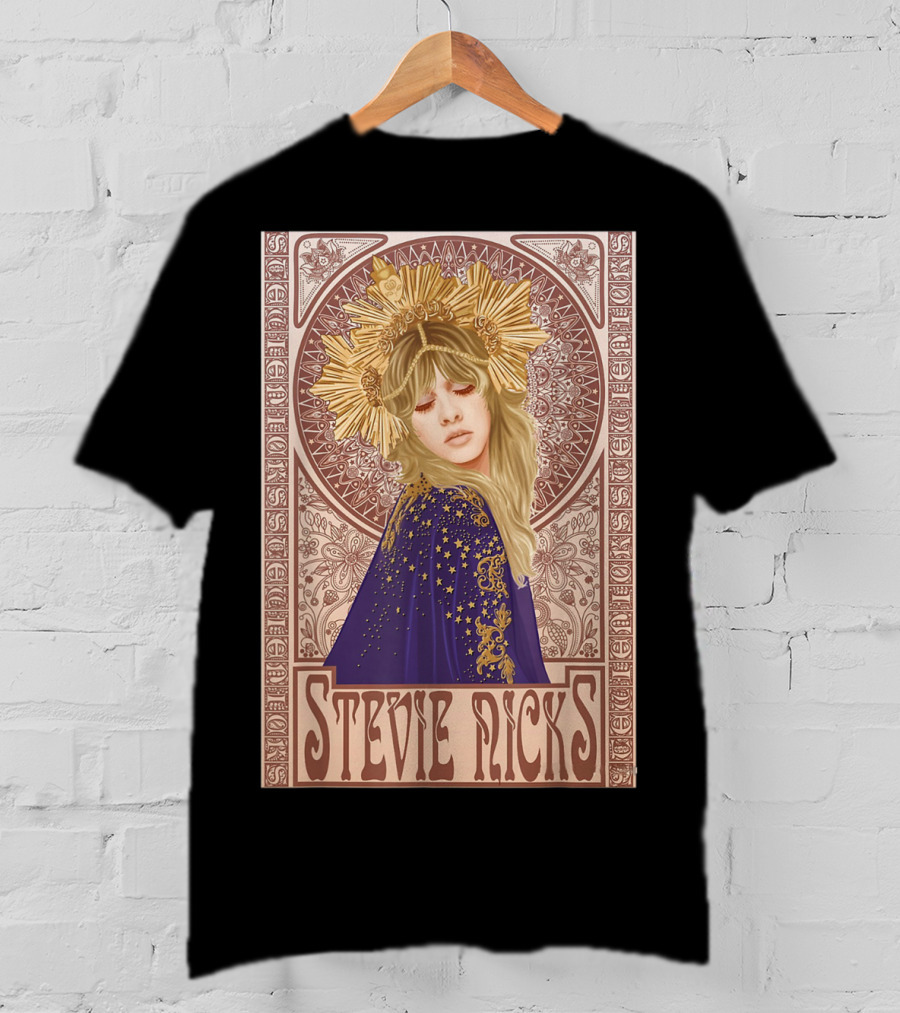 Stevie Nicks Retro Art Nouveau T-Shirt