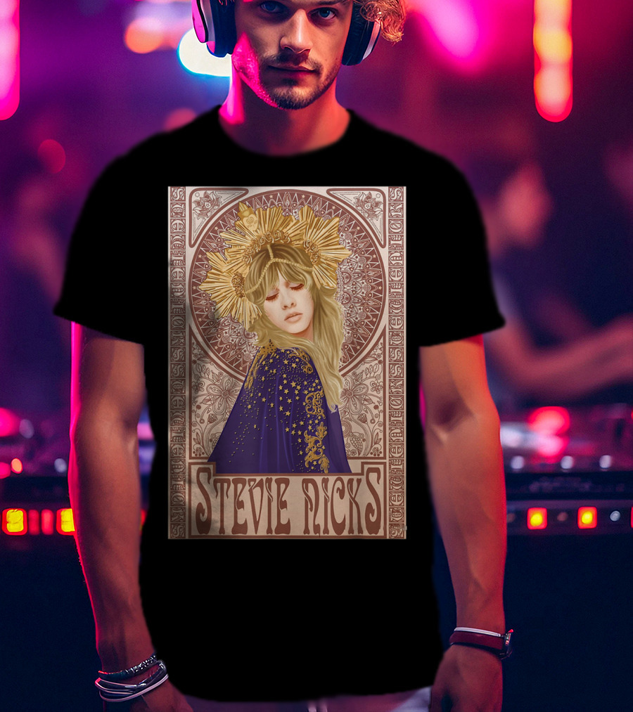 Stevie Nicks Retro Art Nouveau T-Shirt