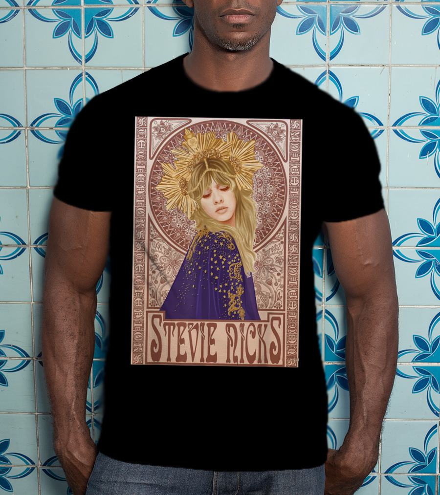 Stevie Nicks Retro Art Nouveau T-Shirt