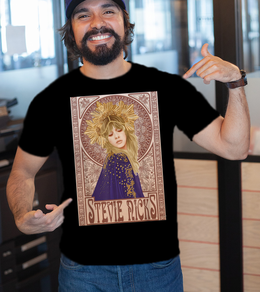 Stevie Nicks Retro Art Nouveau T-Shirt